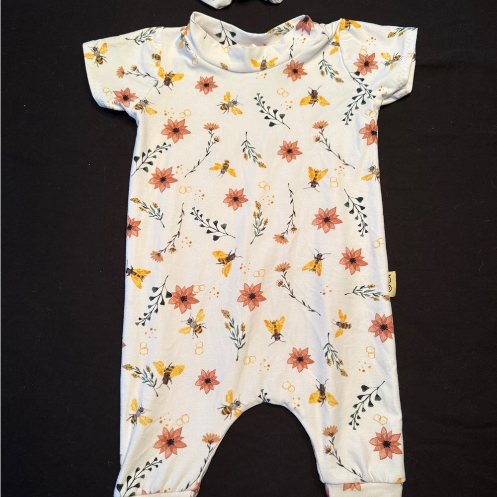 Dudis Design Floral Baby Romper